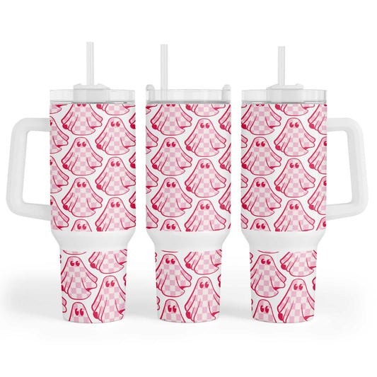 Checquered Ghost - 40oz Maxi Cup