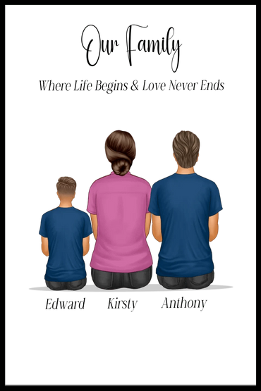 Our Family Personalised Framed Print