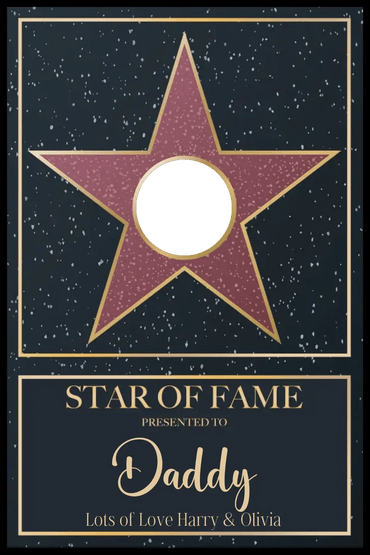 Star of Fame Framed Print