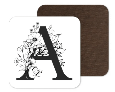 Wildflower Initial Coaster