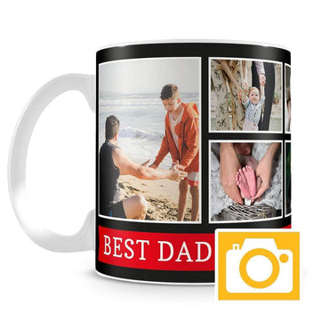 6 Photo Personalised Mug