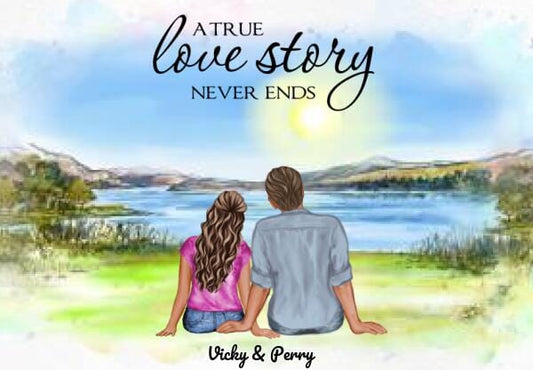 A Trues Love Story Never Ends Canvas Print