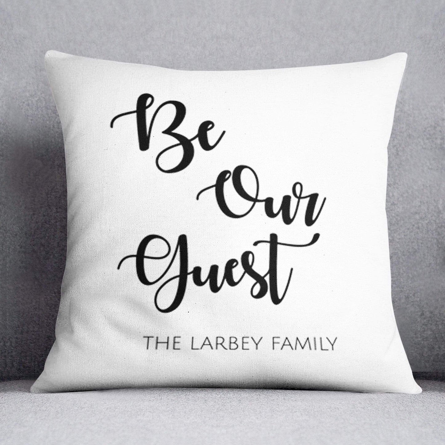 Be Our Guest Personalised Cushion