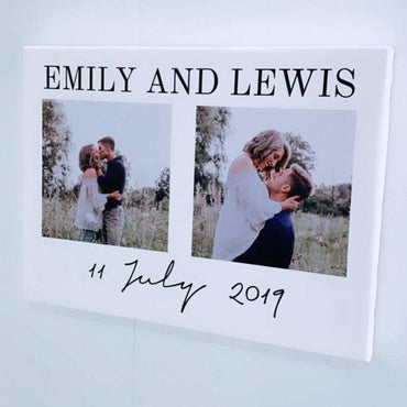 Couple Personalised Canvas Print