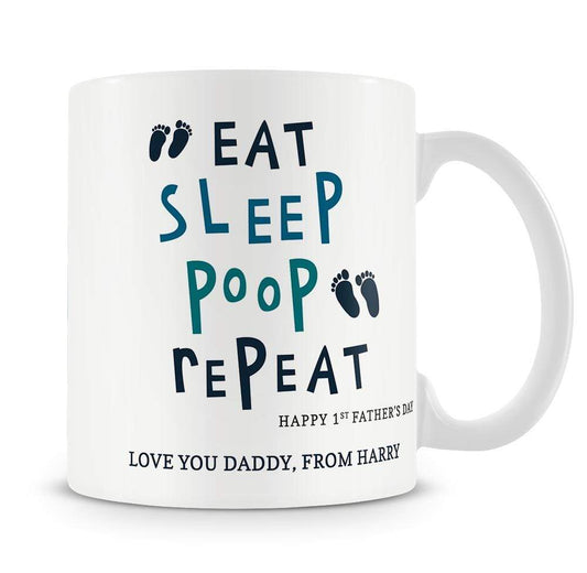 First Fathers Day Personalised Mug
