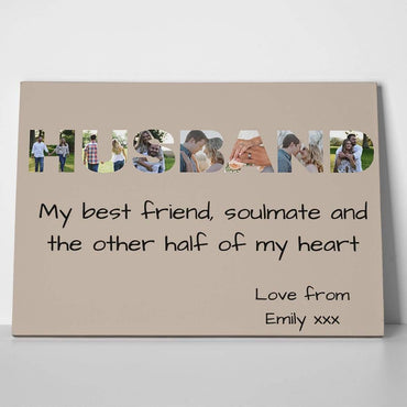 Husband Photo Canvas Print