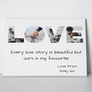 Love Photo Canvas Print