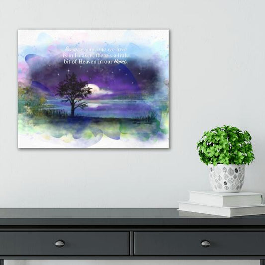 Moonlight Memorial Canvas Print