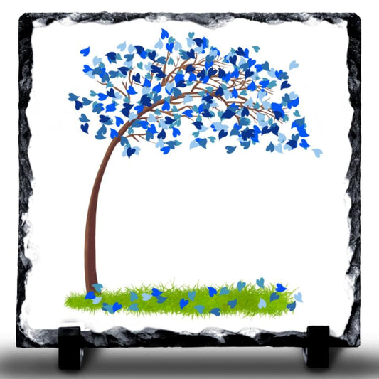 Mother & Daughter Blue Tree Rock Slate