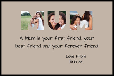 Mum Photo Framed Print