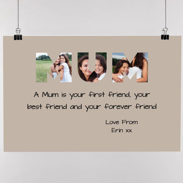 Mum Photo Poster