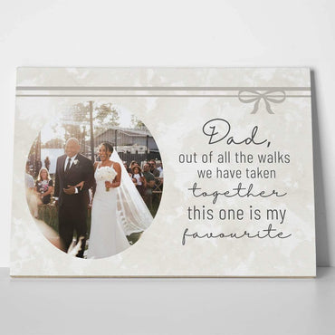 My Favourite Walk Personalised Canvas Print