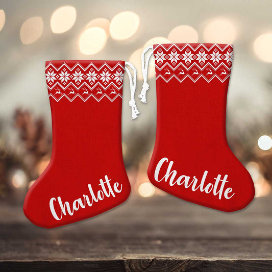 Nordic Personalised Stocking