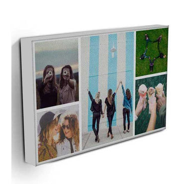 Personalised 5 Photo Collage Canvas