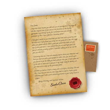 Personalised Christmas Letter From Santa