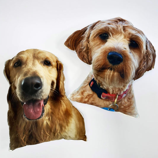Personalised Dog Shaped Cushion