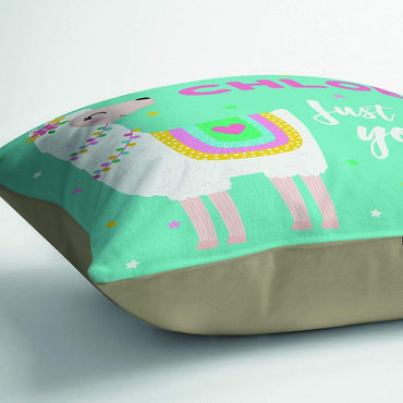 Personalised Just Be You Llama Cushion