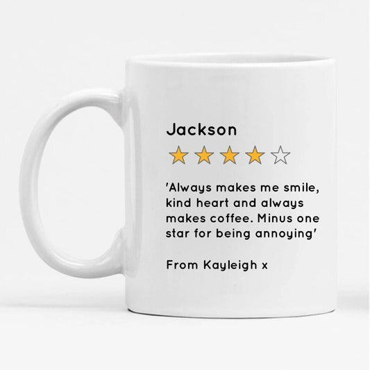 Personalised Review Mug