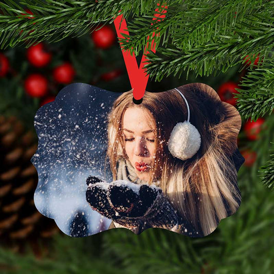 Photo Upload Christmas Ornament
