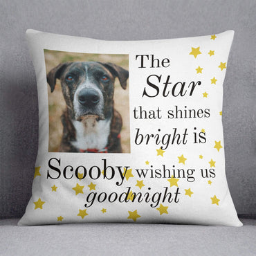Star That Shines Memorial Personalised Cushion