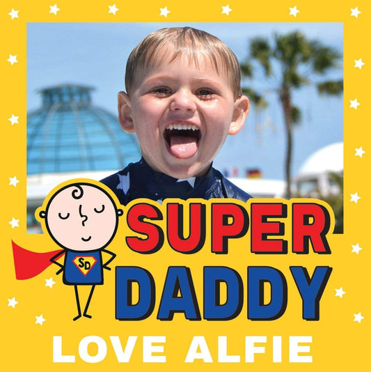 Super Daddy Personalised Wrapping Paper