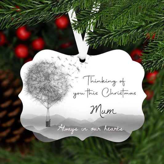 Thinking of You at Christmas Memorial Christmas Ornament