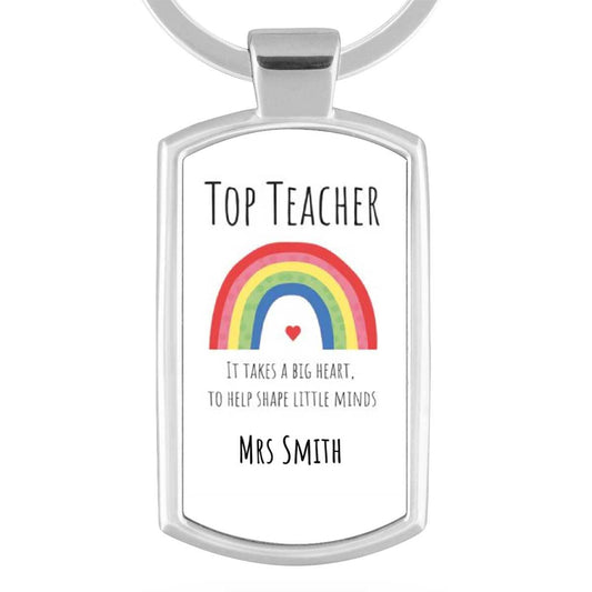 Top Teacher Personalised Keyring