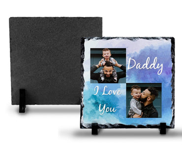 Watercolour Photo Rock Slate