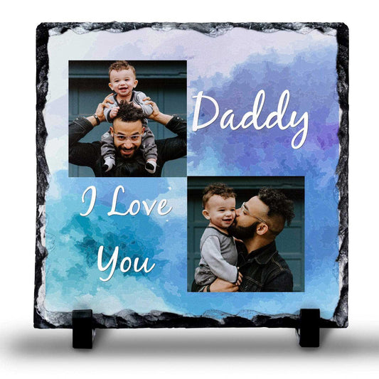 Watercolour Photo Rock Slate