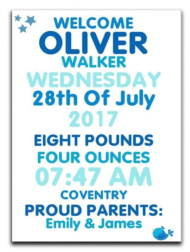 Welcome New Baby Framed Print