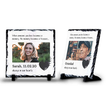 When Someone Become a Memory Personalised Photo Slate