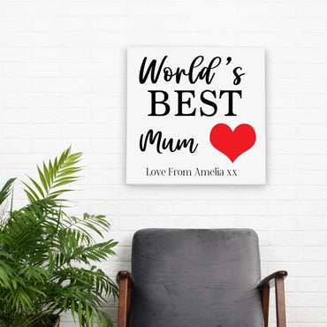 World's Best Personalised Canvas
