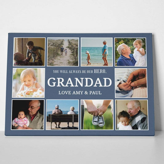 You'll Always Be Our Hero Photo Canvas Print