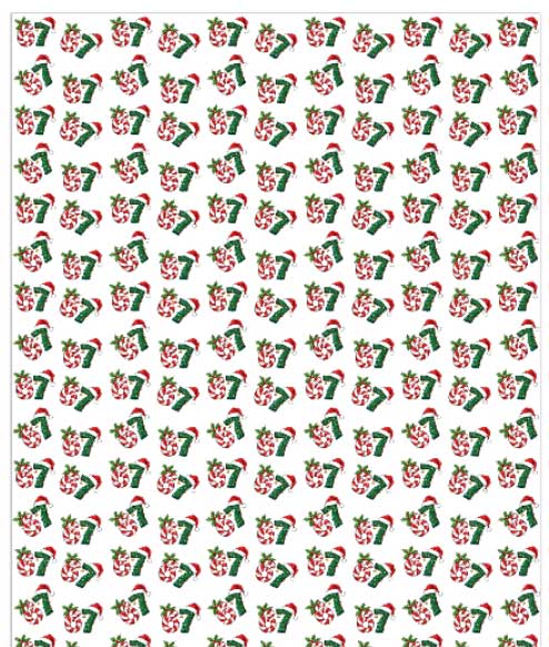 “6, 7” Funny Christmas Wrapping Paper