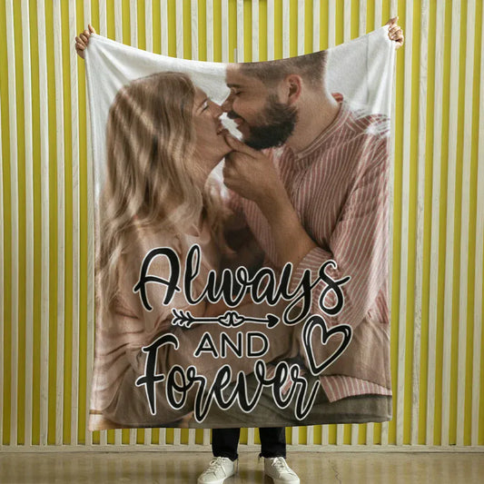 Always & Forever Photo Upload Blanket