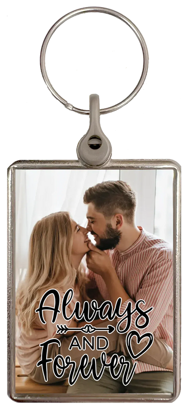 Always & Forever Photo Upload Keyring