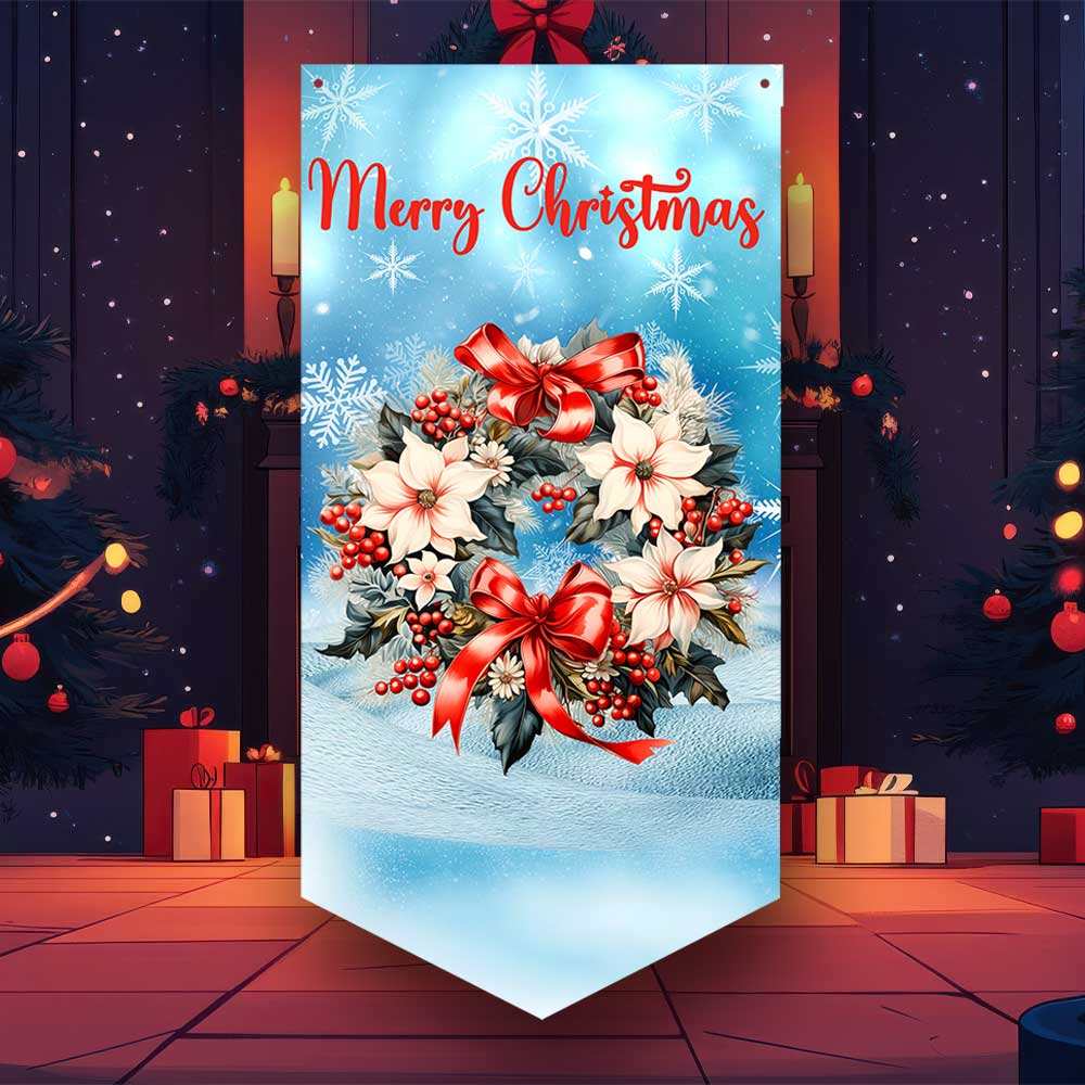 Christmas Reef Wall Banner