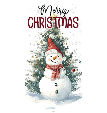 Christmas Snowman Wall Banner
