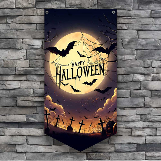Halloween Bat Wall Banner