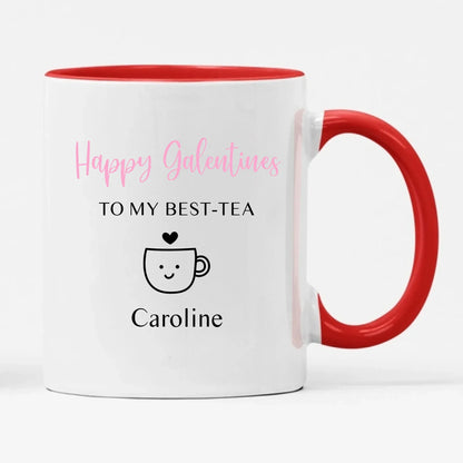 Happy Galentines Best-Tea Personalised Mug