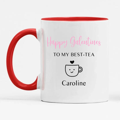 Happy Galentines Best-Tea Personalised Mug