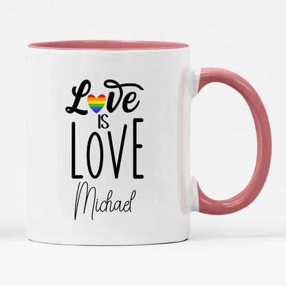 Love Is Love Personalised Mug