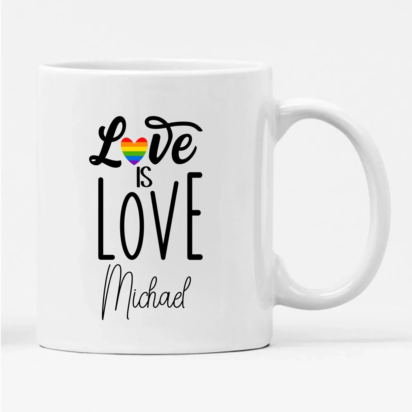 Love Is Love Personalised Mug