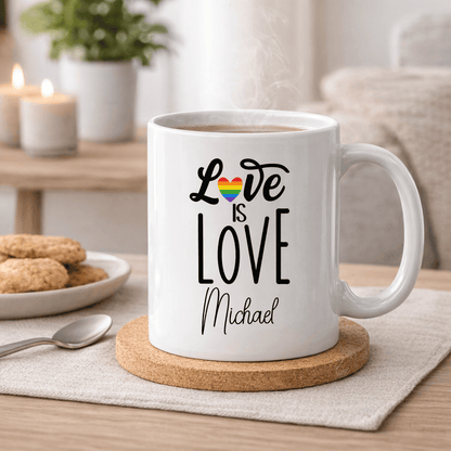 Love Is Love Personalised Mug