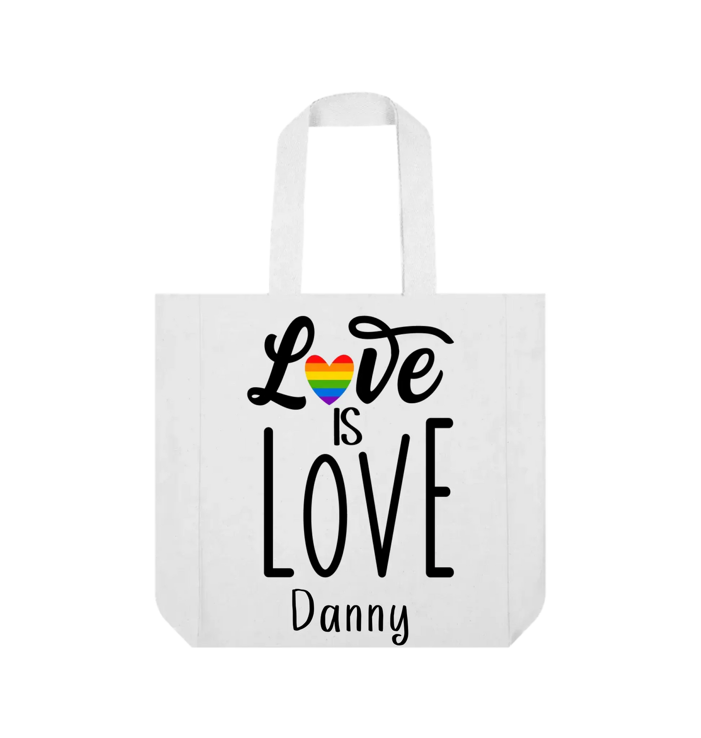 Love Is Love Personalised Tote Bag