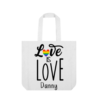 Love Is Love Personalised Tote Bag