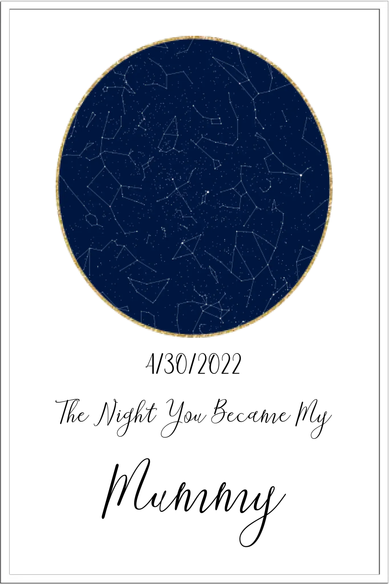 Night You Became My... Framed Print