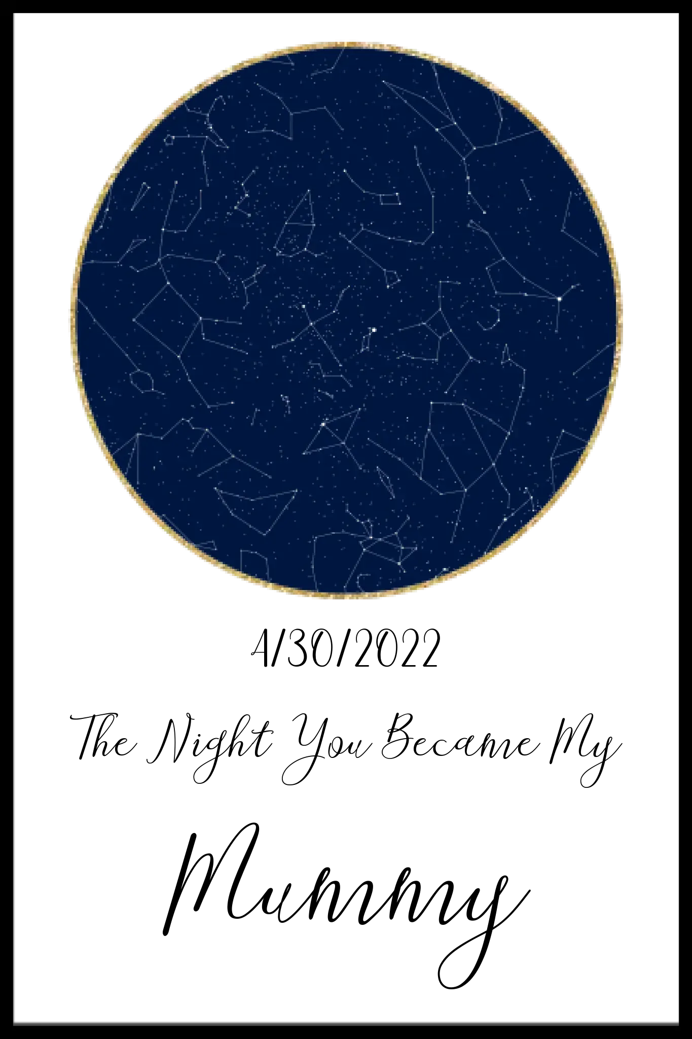 Night You Became My... Framed Print