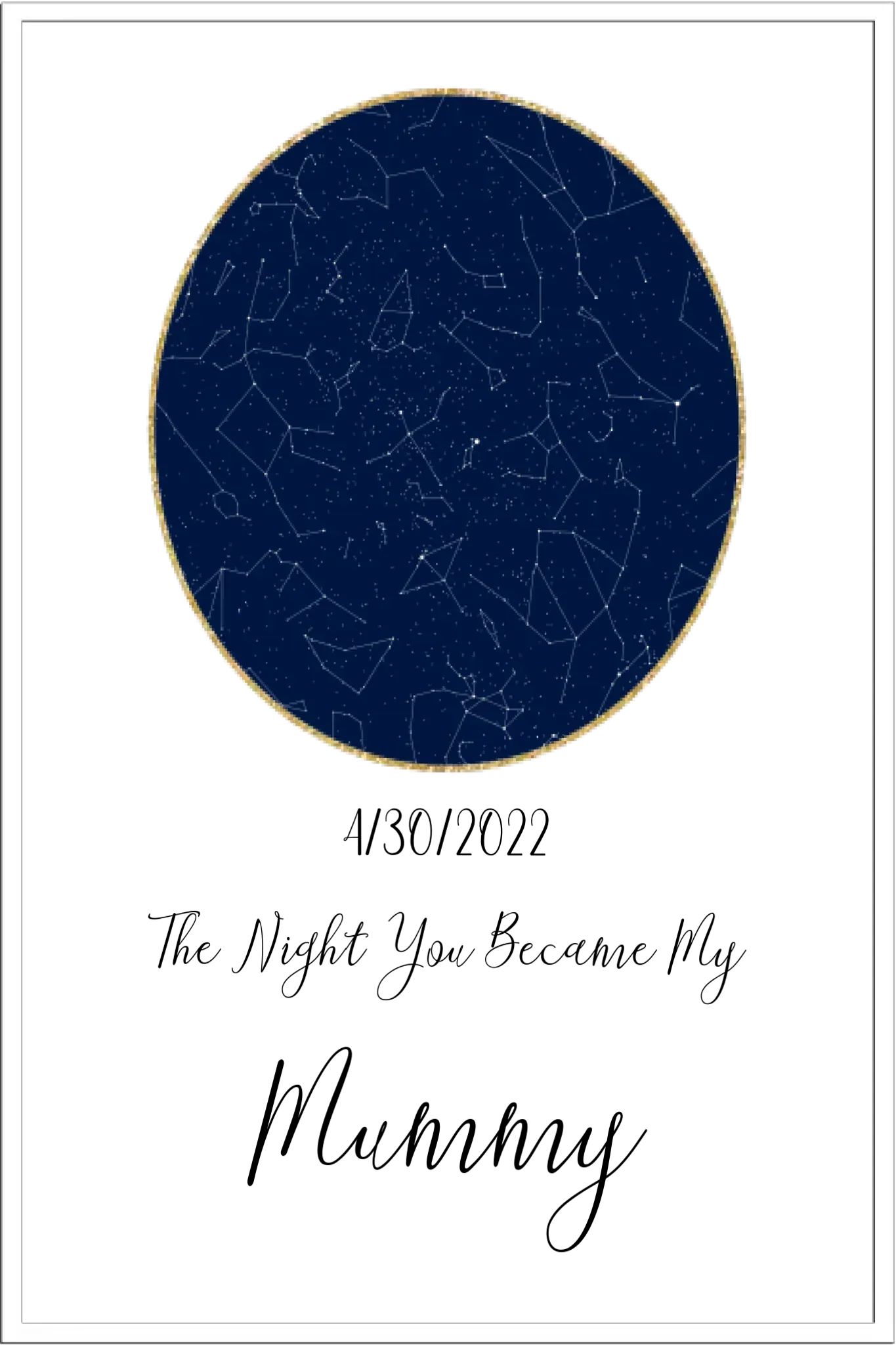 Night You Became My... Framed Print