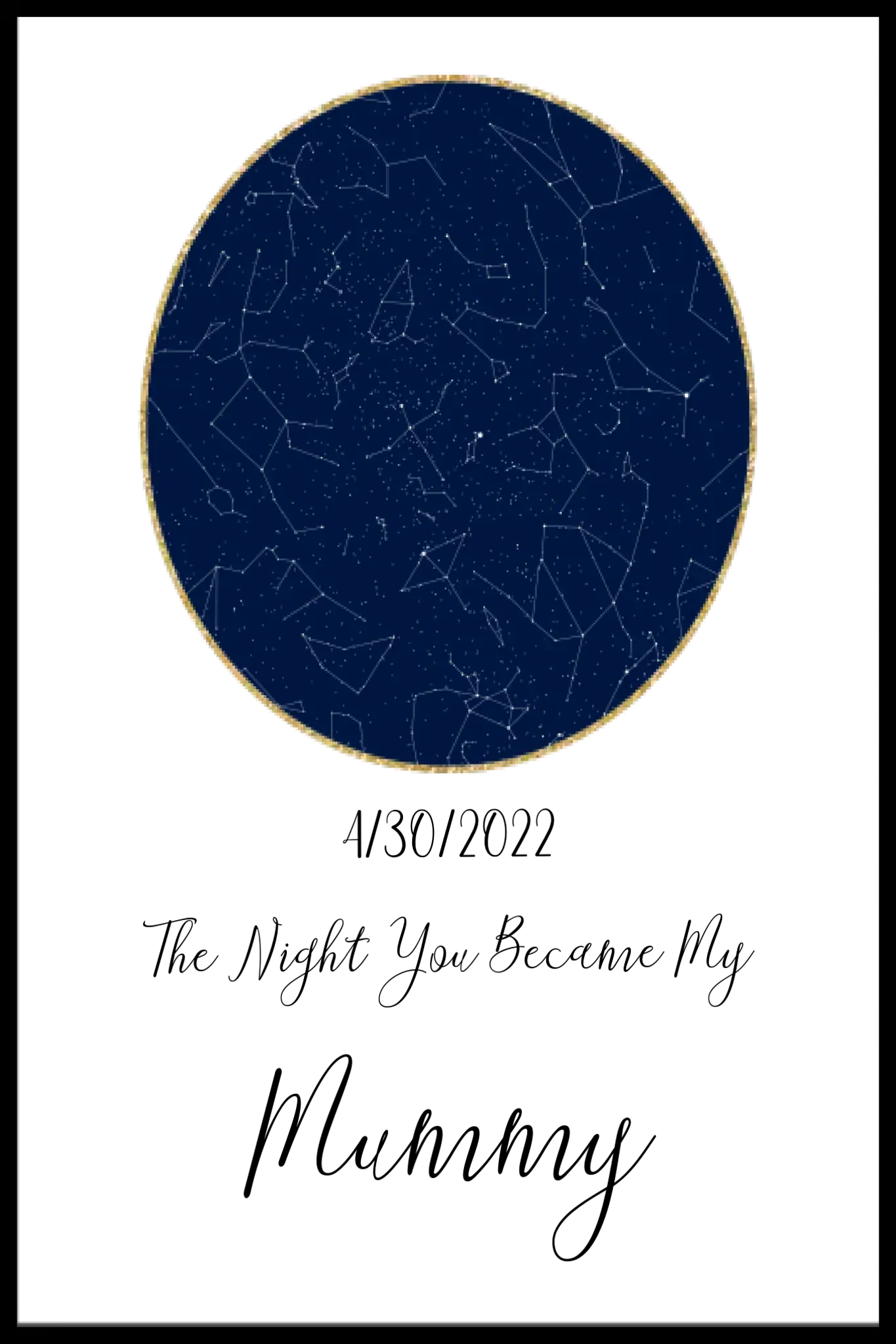 Night You Became My... Framed Print